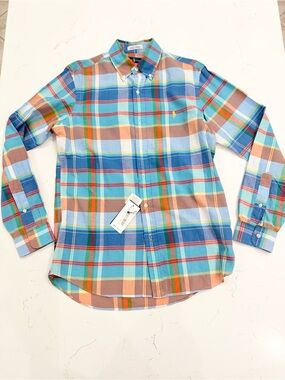 Ralph Lauren NWT Authentic Indian Madras Plaid Shirt